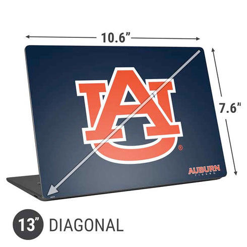Auburn University Logo Blue Universal Laptop 13in (10.6 x 7.6in) Skin